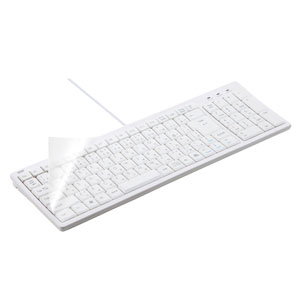 自由カットで色々なキーボードに対応するキーボードマルチカバー。(高透明度・フリーカット) FA-MULTI2N サンワサプライ