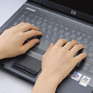 【サンワサプライ】簡単取付けできるノート用マルチカバー(B5、A5サイズ)キーボードマルチカバー FA-NMUL3