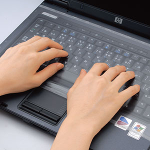 簡単取付けできるノート用マルチカバー(B5、A5サイズ)キーボードマルチカバー FA-NMUL3 サンワサプライ