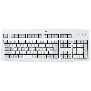 NECMATE・USB109キーボード用シリコン製キーボード背防塵カバー FA-NX1N サンワサプライ