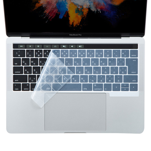 y󂠂Vizm[gpVRL[{[hJo[iApple MacBook Pro TouchBarڃfpj FA-SMACBP1T TTvC