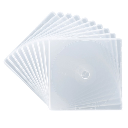ディスクケース 1枚収納 5mm Cd Dvd クリア 収納 メディア 保管 スリム Fcd 11cn サンワサプライ Fcd 11c 激安通販のイーサプライ