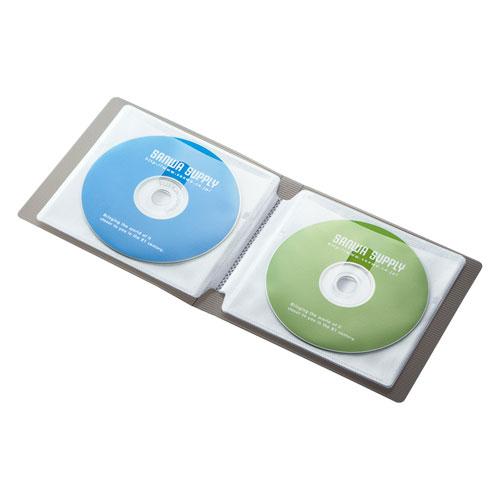Cd Dvd収納ケース ファイルケース 12枚収納 インデックス付き ブラック Fcd Fl12bk 通販ならイーサプライ