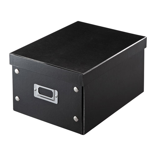 DVD BOX（組み立て式・簡単・スナップボタン留め・ブラック・W210mm） FCD-MT4BKN サンワサプライ