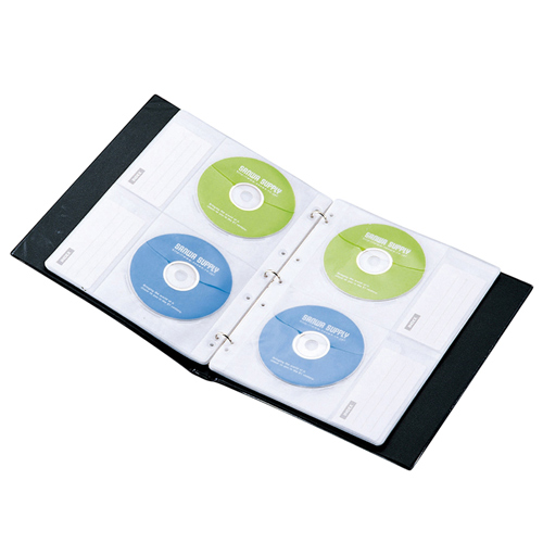 サンワサプライ ファイルサイズのcd Dvdファイルケース2穴 3穴 4穴に対応 Cd Romファイル Ff Cd40 Ff Cd40 激安通販のイーサプライ