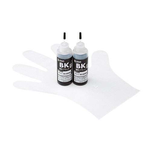 【サンワサプライ】詰め替えインク BCI-325PGBK 約12回分(顔料ブラック・120ml)