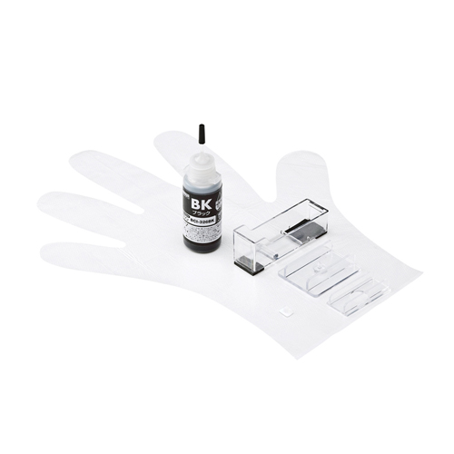 【サンワサプライ】詰め替えインク BCI-326BK 約5回分(ブラック・30ml・工具付き)