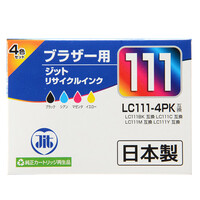 ブラザー LC111-4PK対応 リサイクルインクカートリッジ 4色パック