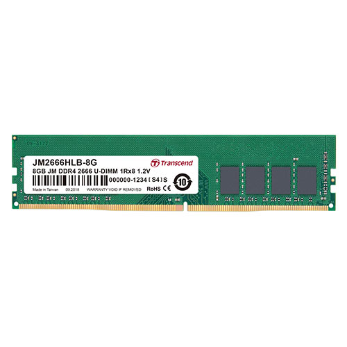 デスクトップ用メモリ 8GB DDR4-2666 PC4-21300 U-DIMM トランセンド