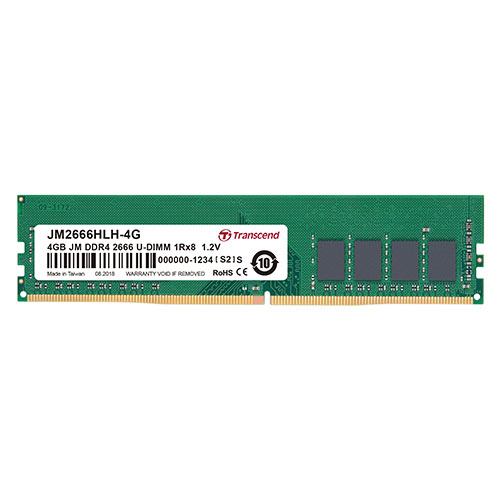 デスクトップ用メモリ 4GB DDR4-2666 PC4-21300 U-DIMM トランセンド