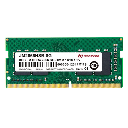 ノートPC用メモリ 8GB DDR4-2666 PC4-21300 SO-DIMM トランセンド