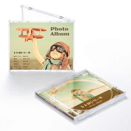 CDケース用カード（プラケース・インクジェット対応・ボトム・つやなしマット・両面） JP-IND3N サンワサプライ
