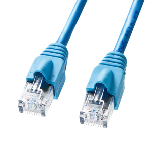 LANケーブル(単線・CAT5・350MHzまで・80m・ブルー) KB-10T350-80N サンワサプライ