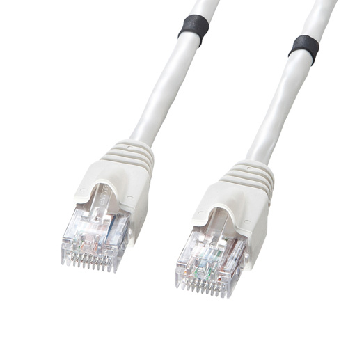 LANケーブル(単線・UTP・CAT5e・クロスケーブル・10m・ホワイト) KB-10T5-10CN サンワサプライ