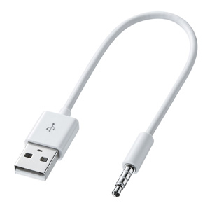 iPod用USBケーブル(3.5mm4極ミニプラグ) KB-IPUSBSSK サンワサプライ