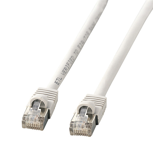 Cat 5e STP単線LANケーブル(30m・ライトグレー)