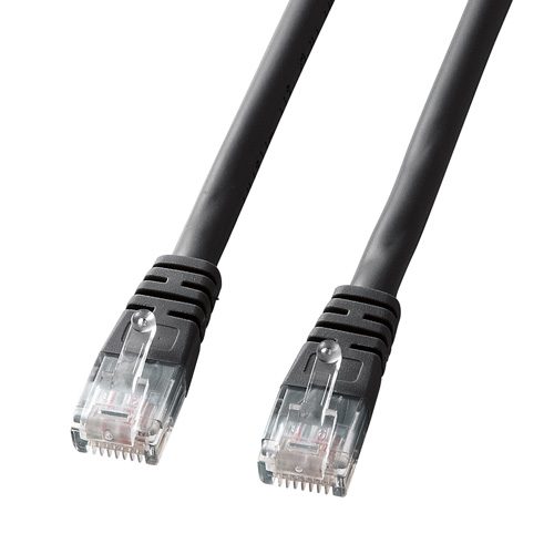 Cat 5e単線LANケーブル(15m・ブラック)