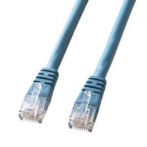 Cat 5e単線LANケーブル(15m・ブルー)