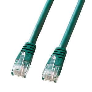 Cat 5e単線LANケーブル(15m・グリーン)