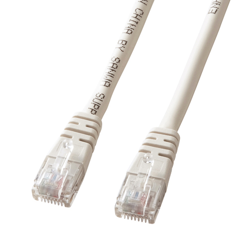 Cat 5e単線LANケーブル(15m・ライトグレー)