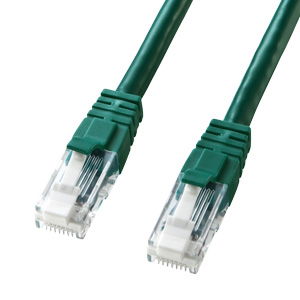 つめ折れ防止LANケーブル(Cat6・10m・グリーン) サンワサプライ