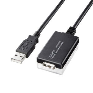 USB延長アクティブリピーターケーブル （12m・USB2.0） KB-USB-R212N サンワサプライ