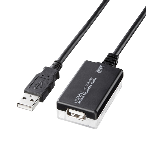 【サンワサプライ】12m延長アクティブリピーターUSBケーブル