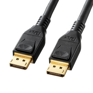 DisplayPortケーブル (5m・おすすめ・ブラック) KC-DP1450 サンワサプライ