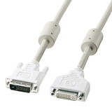 DVIコネクタとミニD-sub15pinをつなぐアナログモード用ケーブル。