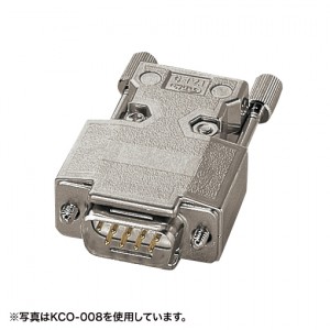 プリンタ、RS-232C用ケーブルの自作用コネクタ。コネクタ(D-sub9pinメス) KCO-007 サンワサプライ