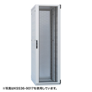 サーバーラック(42U・自然換気仕様・W600×D1000×H2000mm) KSS42-1020【代引き不可商品】
