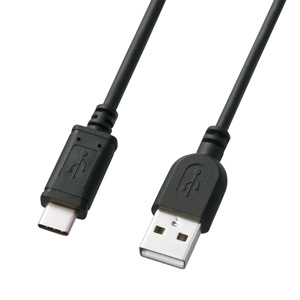 USB2.0 Type C-Aケーブル(ブラック・3m) KU-CA30K サンワサプライ