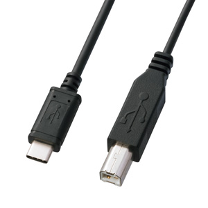 USB2.0 Type C-Bケーブル（ブラック・3m）　KU-CB30　サンワサプライ