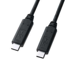 USB2.0 Type Cケーブル(ブラック・1m) KU-CCP510 サンワサプライ