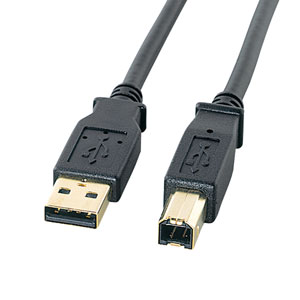 USB2.0ケーブル（A-B・2m・プリンター・HDD・金メッキ・おすすめ
