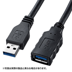 USB3.0延長ケーブル(ブラック・0.5m)