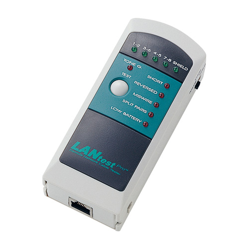 LANケーブルテスター(RJ-45対応) LAN-T256652N サンワサプライ