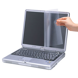 画面への反射を防ぎPC作業を快適にする、液晶保護フィルム(15.0型) LCD-150 サンワサプライ