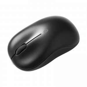 Bluetoothマウス（Type-C・充電式・3ボタン・軽量・バッテリー式・ワイヤレス・無線・紙箱・スタンダード・ブラック）