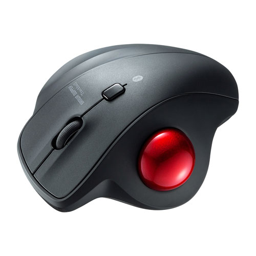 静音Bluetoothワイヤレストラックボールマウス（Bluetooth5.1・光学 