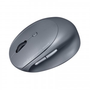 ワイヤレスマウス（Bluetooth・小型・エルゴノミクス・静音・5ボタン・戻る/進むボタン搭載・DPI切替・マルチペアリング・3台・ブルーLED・FREEROシリーズ・ブラック）