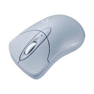 ワイヤレスマウス(Bluetooth・電池式・おすすめ・おしゃれ・人気・静音・イオプラス・スカイブルー） MA-IPBBS303BL  サンワサプライ