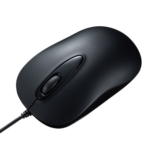無線マウス(USB接続・レーザー・ブラック)