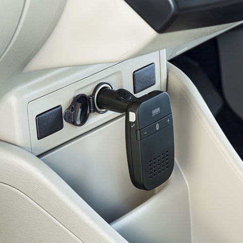 ハンズフリーカーキット Bluetooth 無線 ブラック 通話 シガーソケット充電 Mm Btcar4 激安通販のイーサプライ