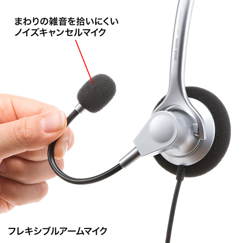 マルチメディアpcヘッドセット 交換用イヤーパッド付き Mm Hs519ncn サンワサプライ Mm Hs519ncn 激安通販のイーサプライ