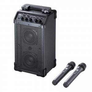 拡声器（スピーカー・大音量・ワイヤレスマイク付き・選挙・講演
