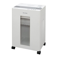 OF18J アイリスオーヤマ電動シュレッダー(業務用・クロスカット・最大18枚細断・連続使用15分・カード・CD・DVD・オートクリーニング)