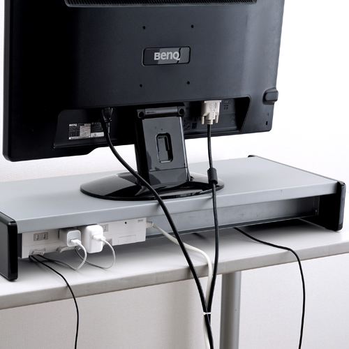 液晶モニター台 キーボード収納 Ipad タブレットpc設置対応 W67cm 激安通販のイーサプライ