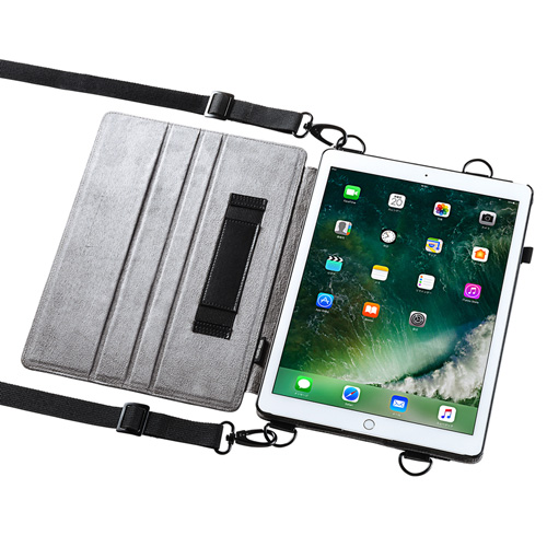Ipadケース 12 9インチipad Pro スタンド ショルダー 黒 Pda Ipad1212 激安通販のイーサプライ