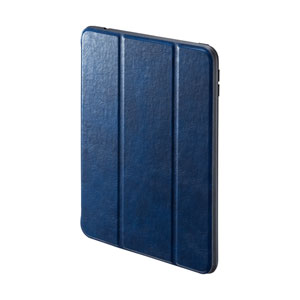 iPad mini 2019 ケース(ソフトケース・高級PUレザー・Apple Pencil収納ポケット付き・ブルー)